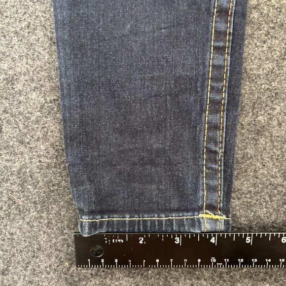 True Religion Misty Jeans Women's 30 Dark Wash Skinny Stretch Flap Pockets - Picture 7 of 12